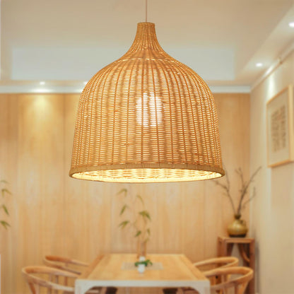 Natural Woven Pendant Lamp