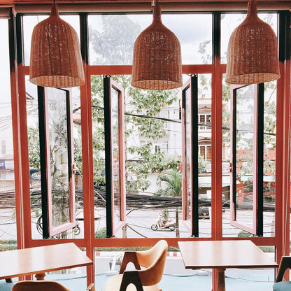 Natural Woven Pendant Lamp