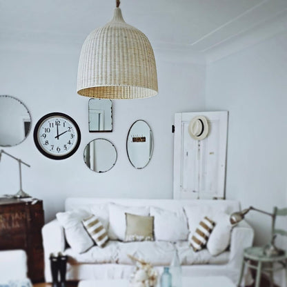 Natural Woven Pendant Lamp