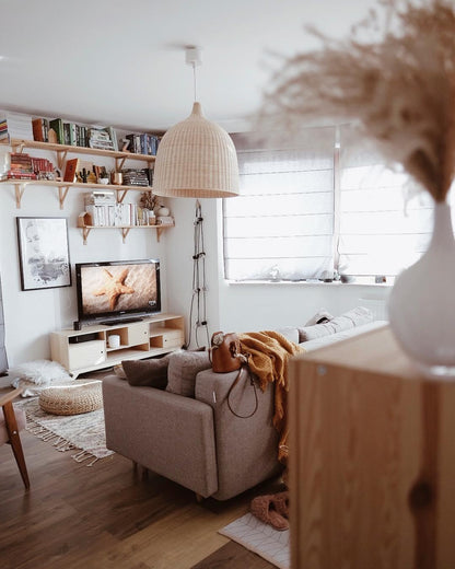 Natural Woven Pendant Lamp