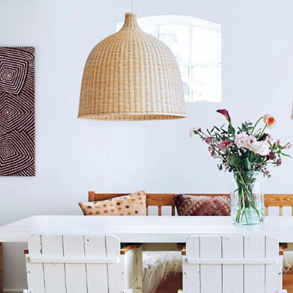 Natural Woven Pendant Lamp