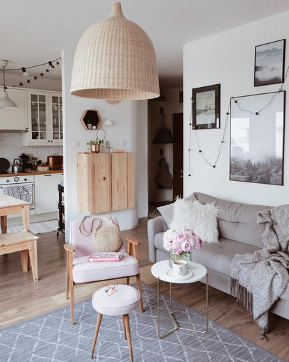 Natural Woven Pendant Lamp
