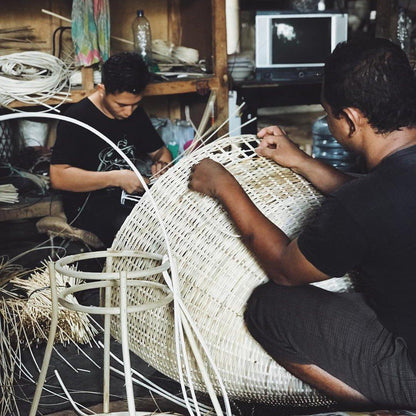 Natural Woven Pendant Lamp