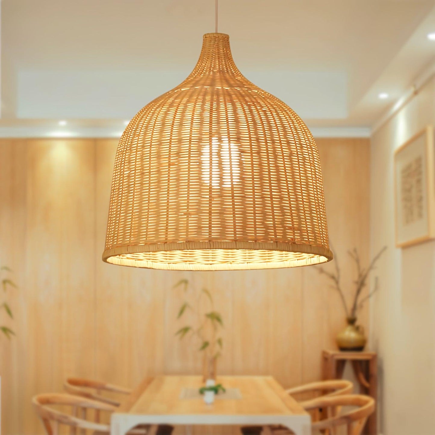 Natural Woven Pendant Lamp