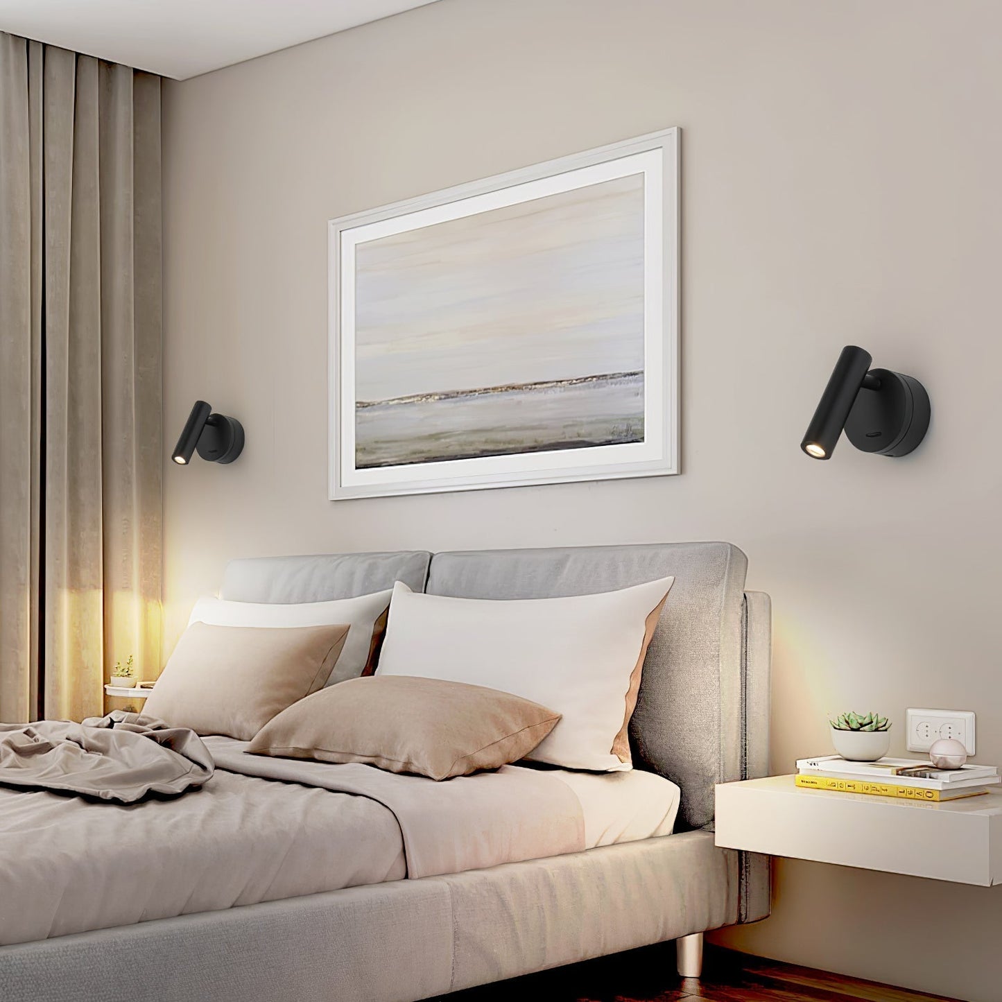Bright LED Mounted Bedroom Wall Light