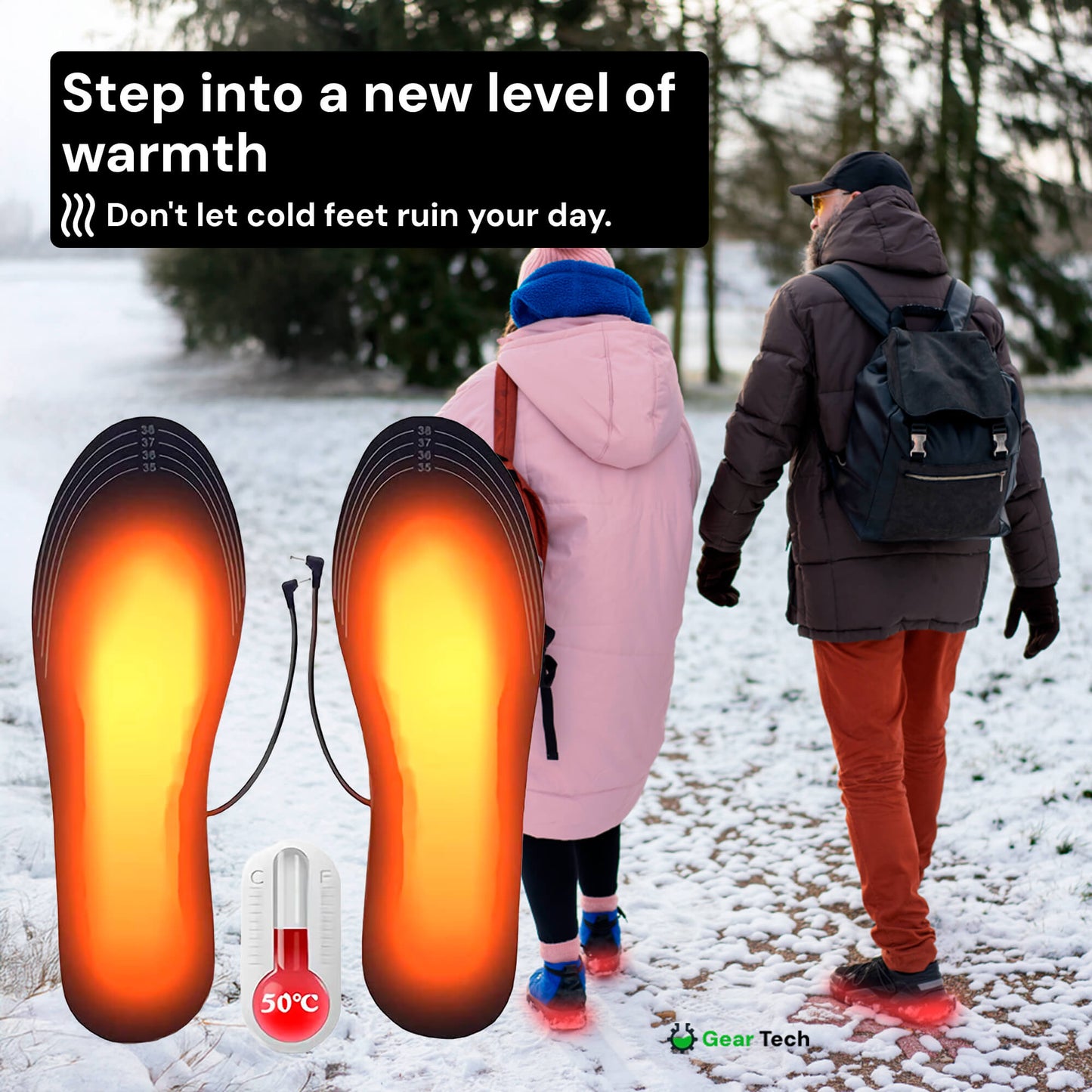 Warm Insulated Heat Insoles