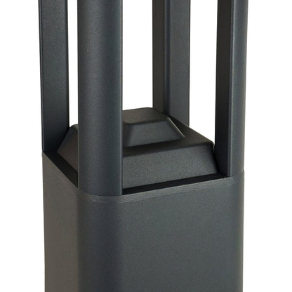 Outdoor Tall Column Rectangular Garden Lamp