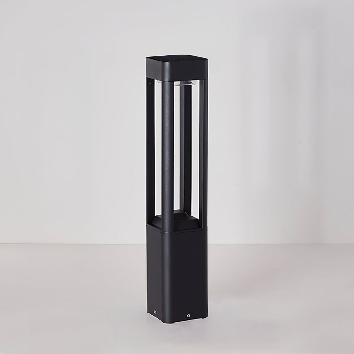 Outdoor Tall Column Rectangular Garden Lamp
