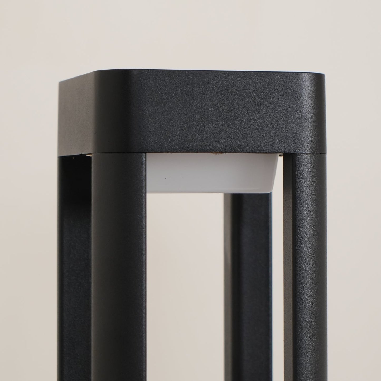 Outdoor Tall Column Rectangular Garden Lamp