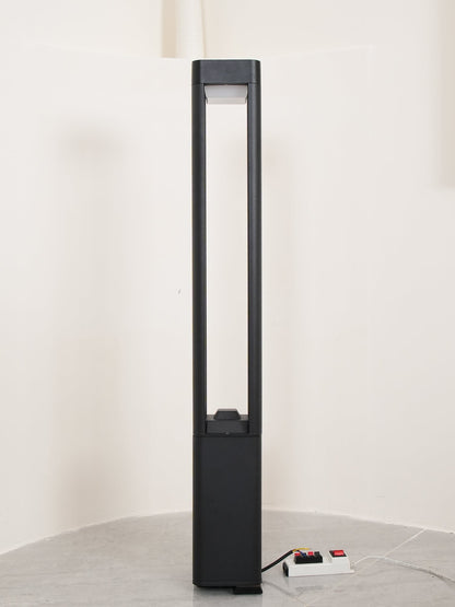 Outdoor Tall Column Rectangular Garden Lamp