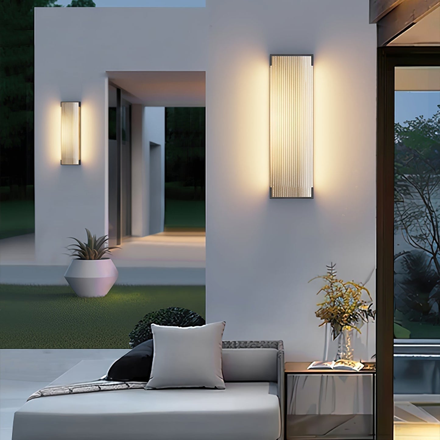 Outdoor LED Rectangle Wall Lamp