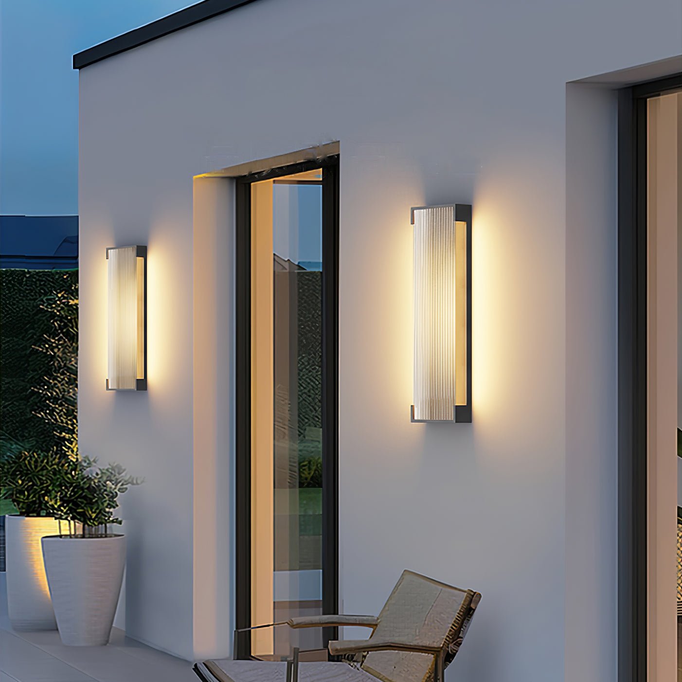 Outdoor LED Rectangle Wall Lamp