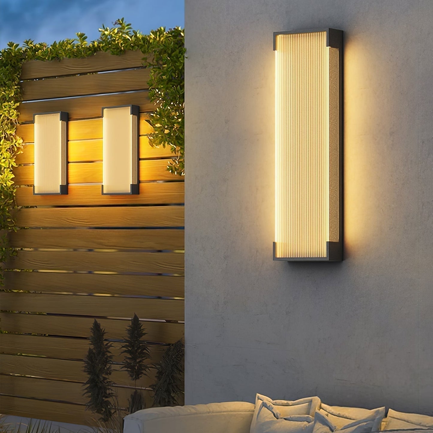Outdoor LED Rectangle Wall Lamp