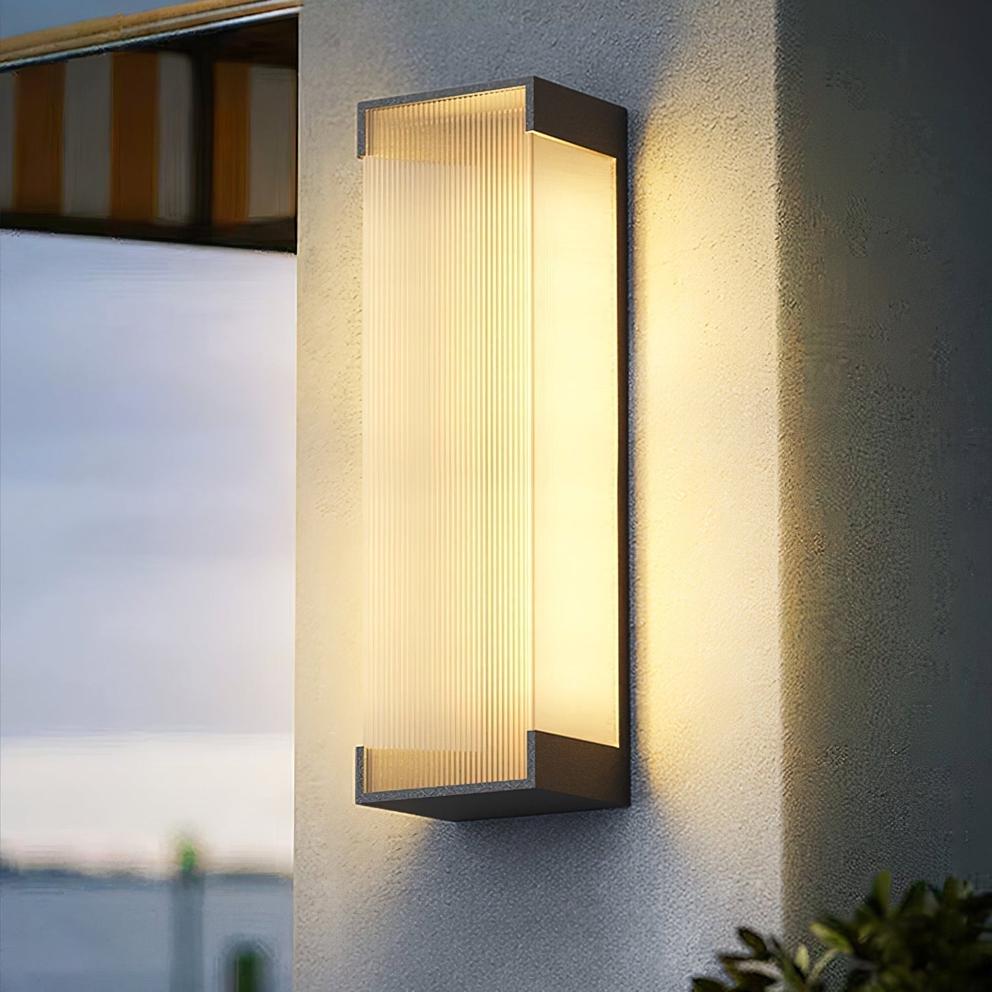 Outdoor LED Rectangle Wall Lamp