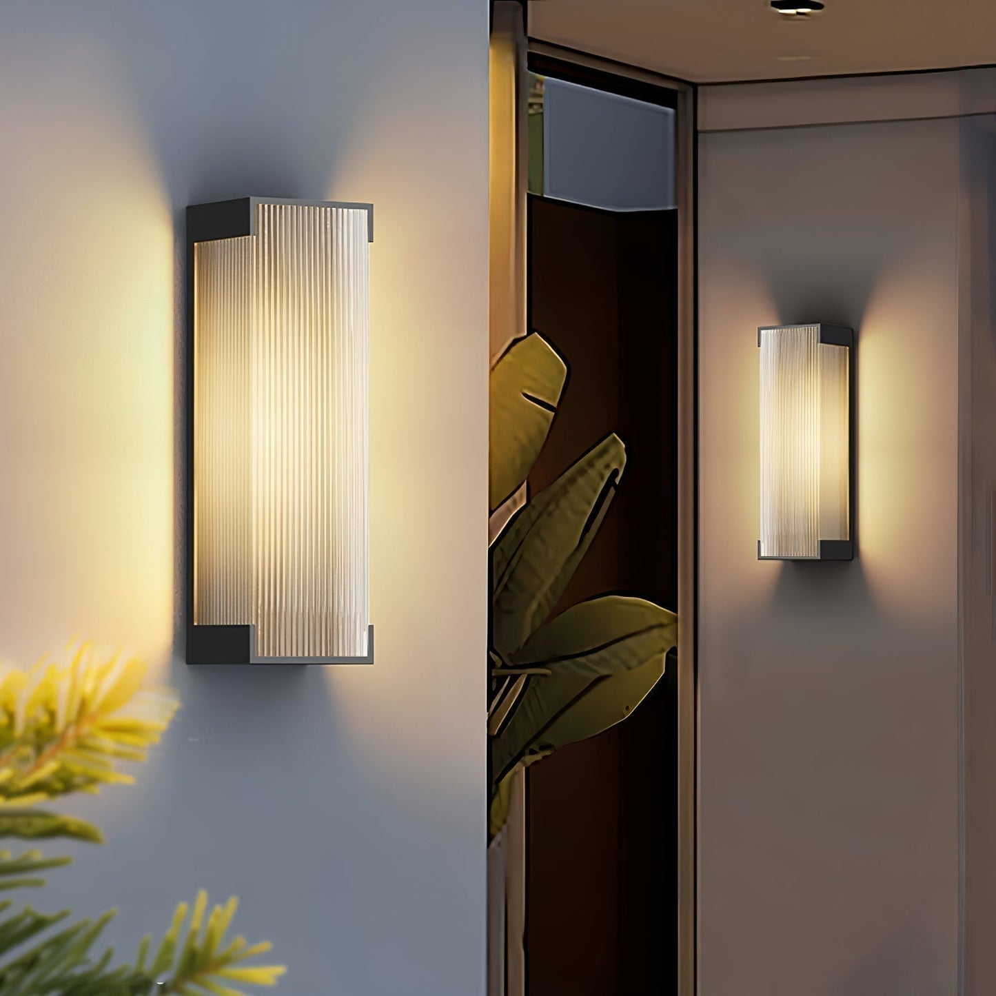 Outdoor LED Rectangle Wall Lamp