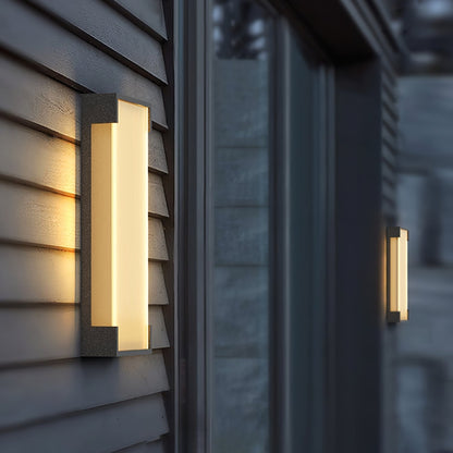 Outdoor LED Rectangle Wall Lamp