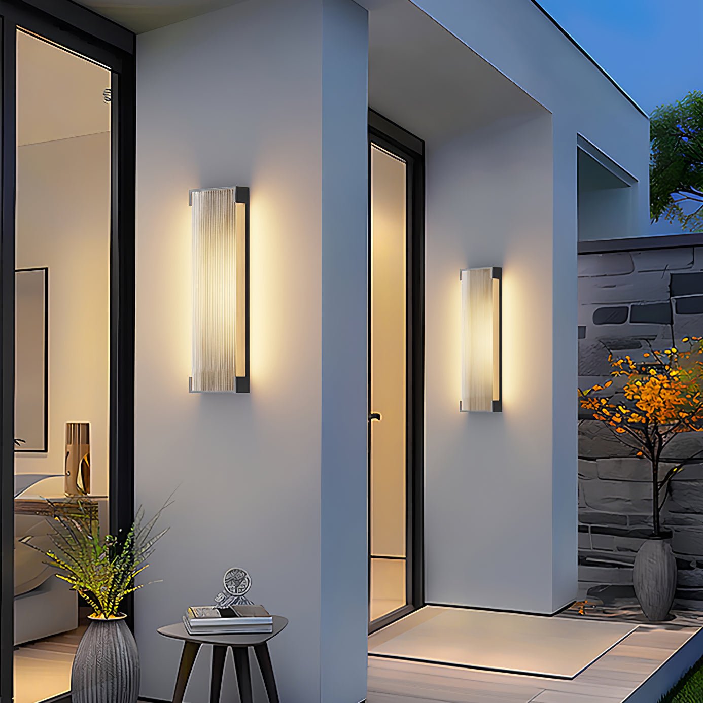Outdoor LED Rectangle Wall Lamp