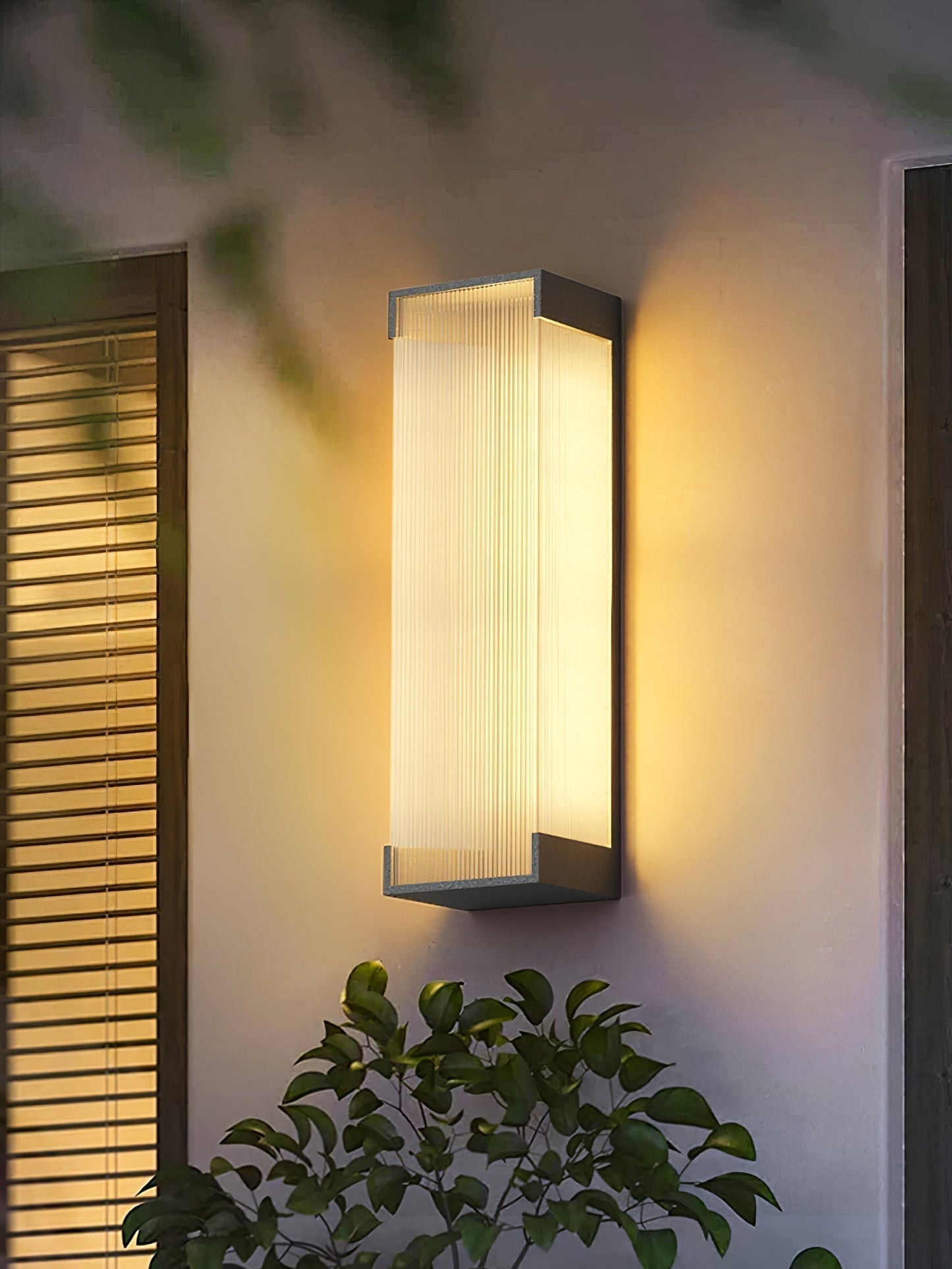 Outdoor LED Rectangle Wall Lamp
