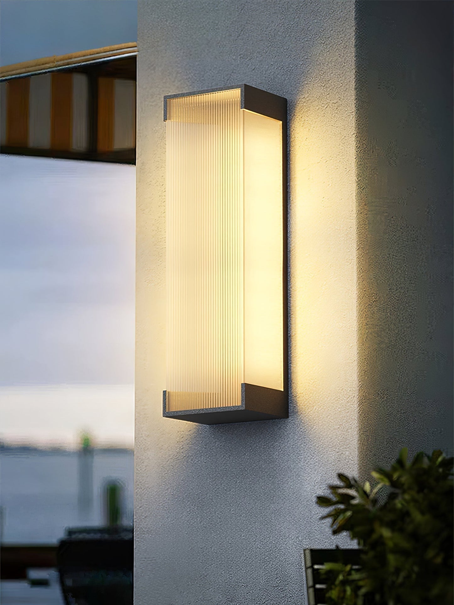 Outdoor LED Rectangle Wall Lamp