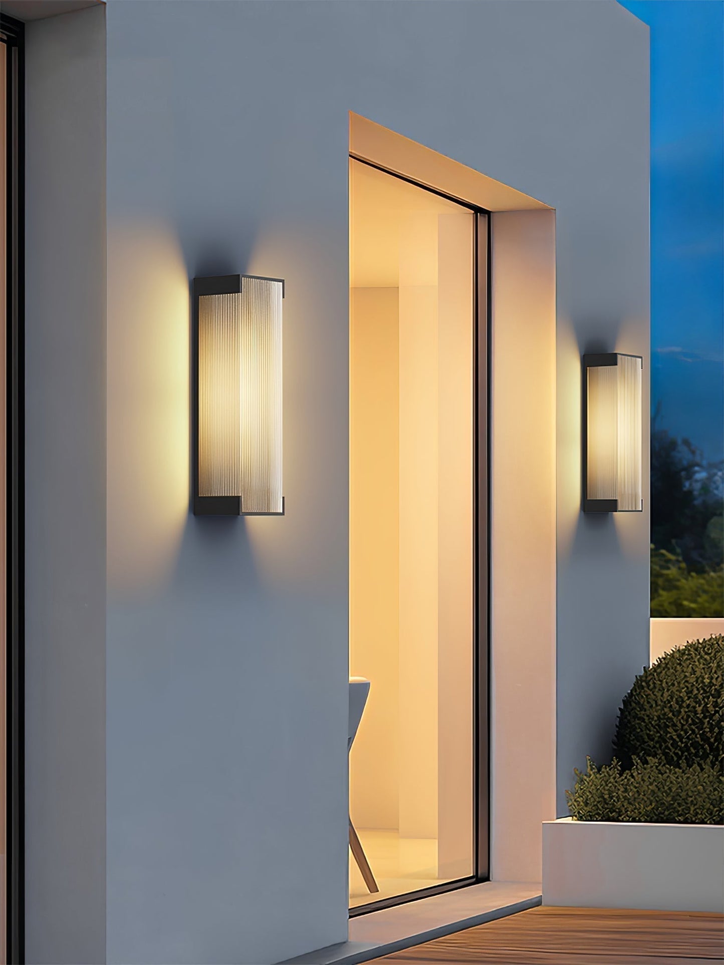 Outdoor LED Rectangle Wall Lamp