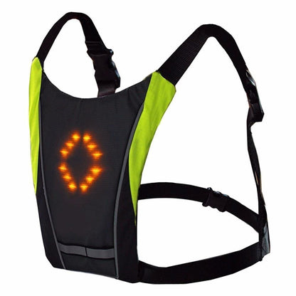 Visible Night Cycling LED Safety Vest Waterproof Jacket