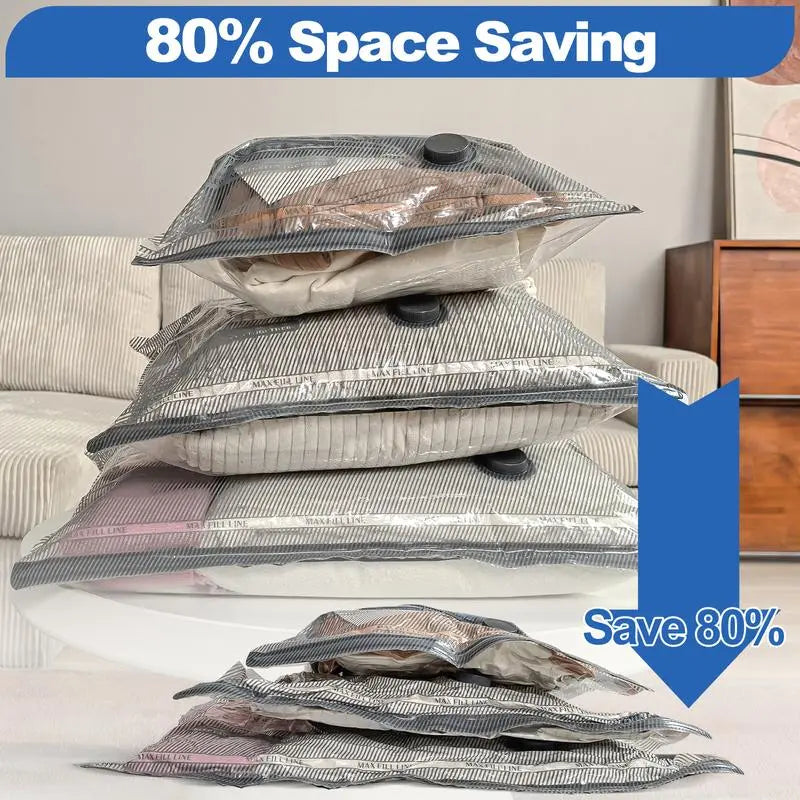 Portable Space Saver Bags with USB Air Pump (9 Pack)