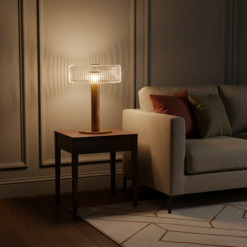 Tall Slim Floor Table Lamp