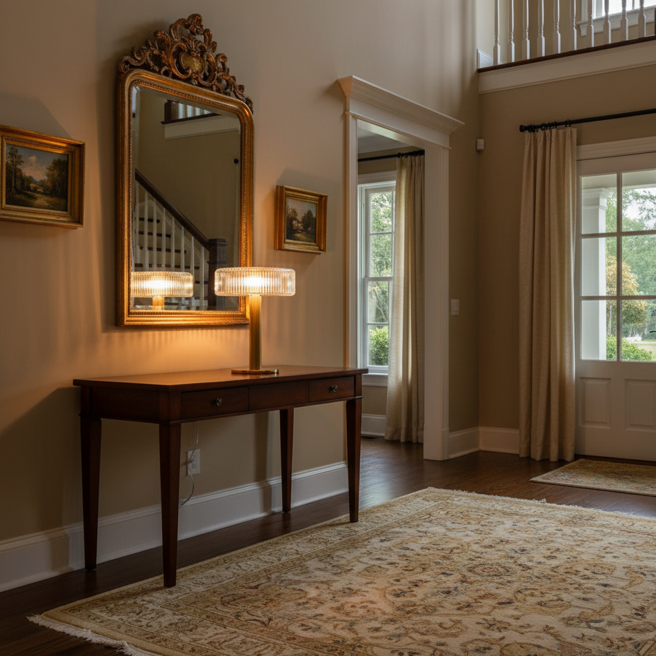 Tall Slim Floor Table Lamp