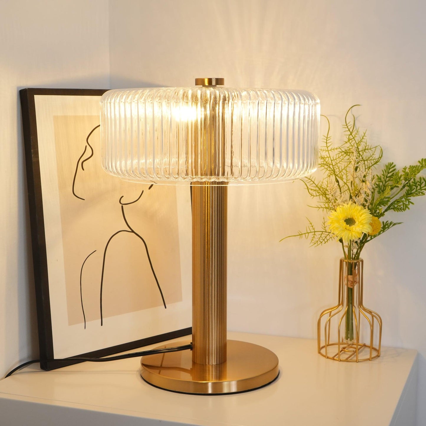 Tall Slim Floor Table Lamp - Cofik