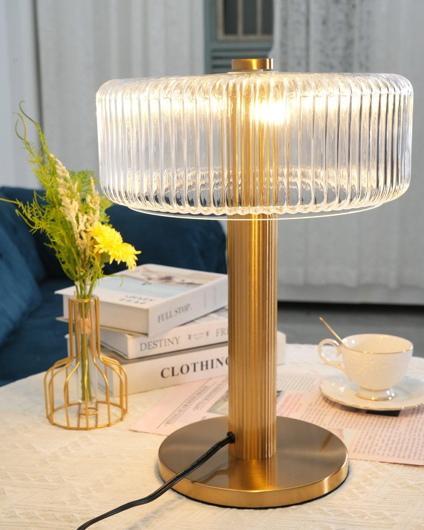 Tall Slim Floor Table Lamp
