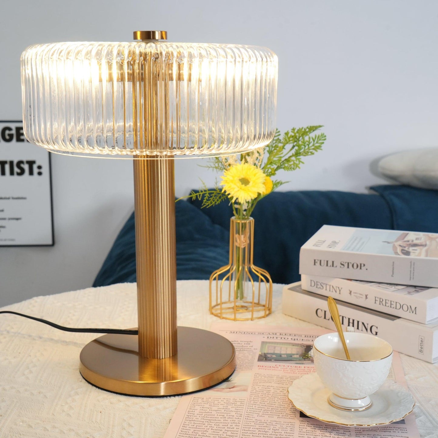 Tall Slim Floor Table Lamp