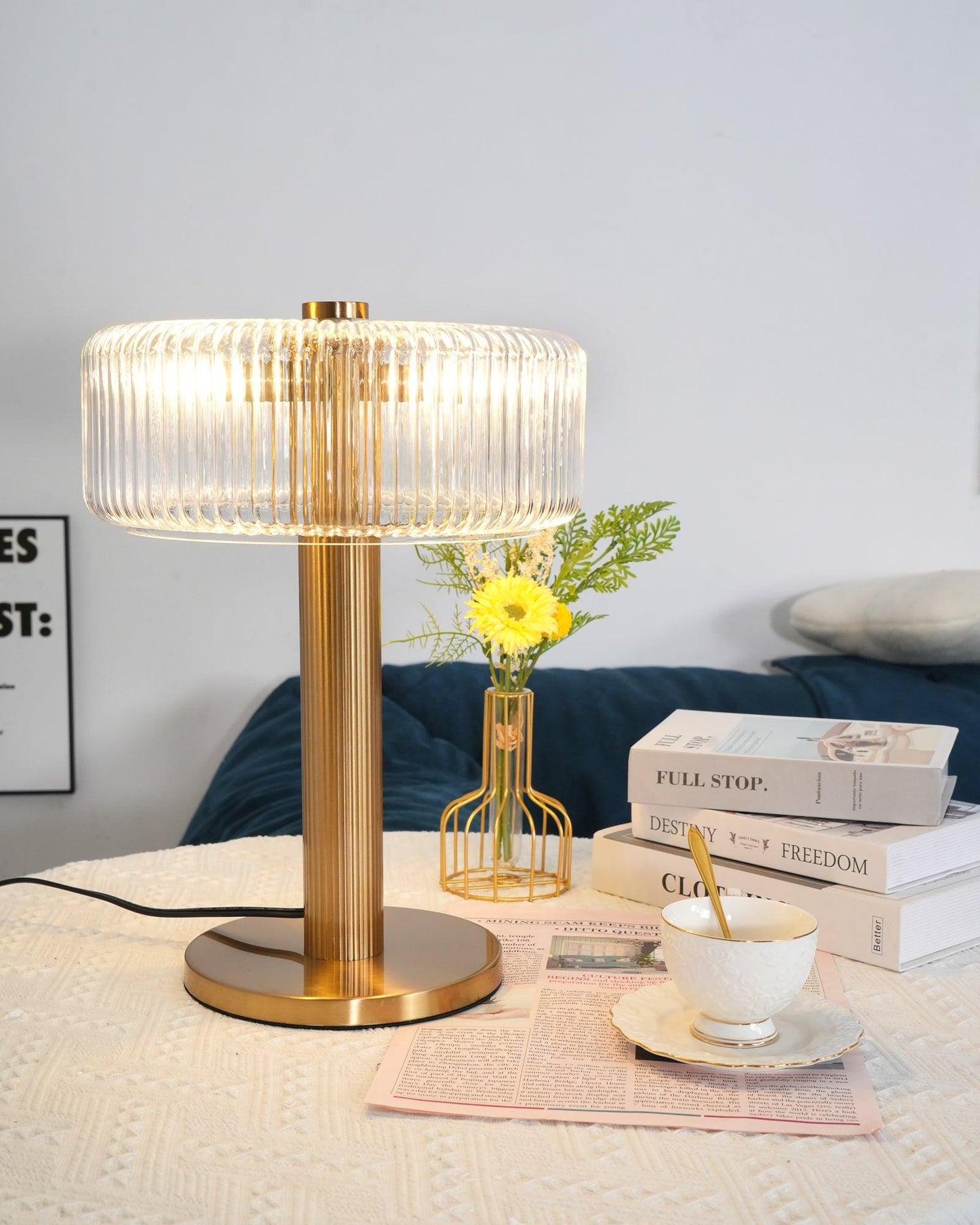 Tall Slim Floor Table Lamp