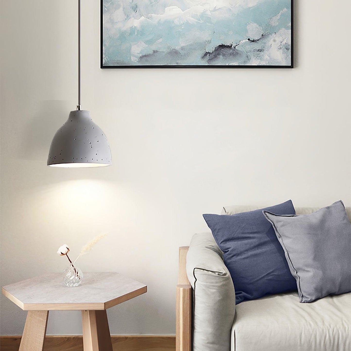 Modern Glass Pendant Drop Ceiling Lamp