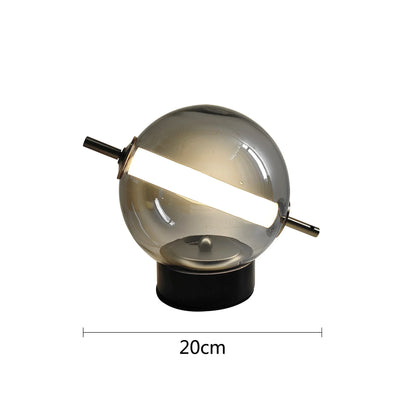 Classic Glass Desk Lamp with Soft Light