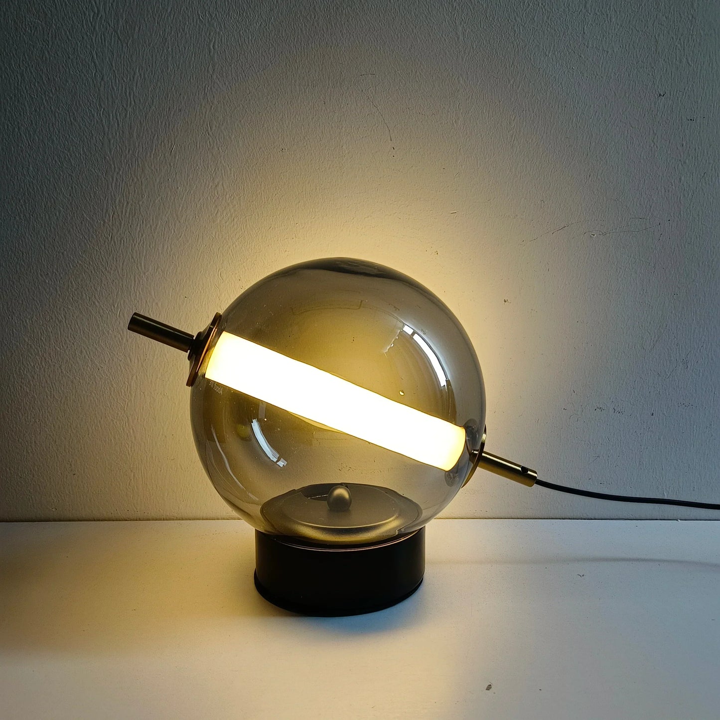 Classic Glass Desk Lamp with Soft Light