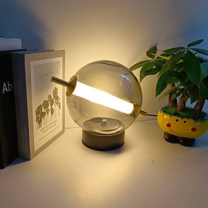Classic Glass Desk Lamp with Soft Light