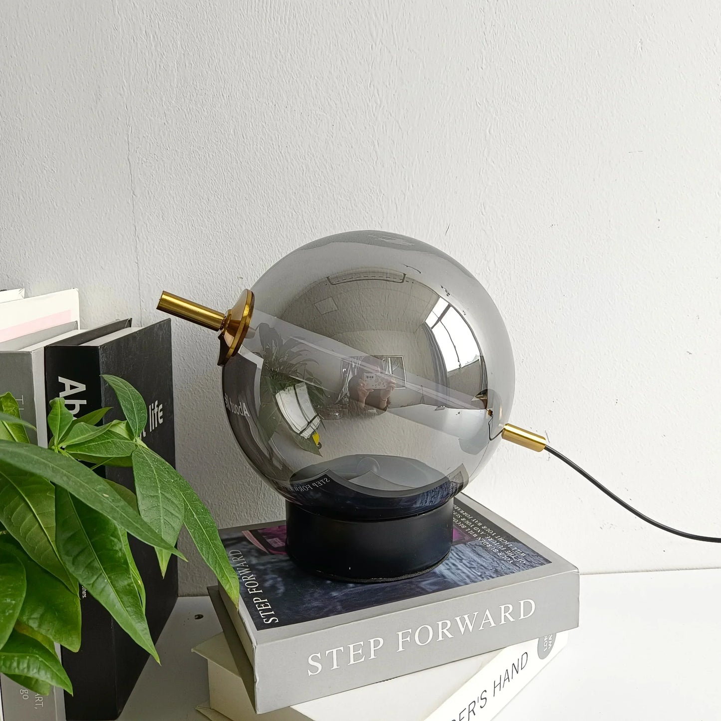 Classic Glass Desk Lamp with Soft Light