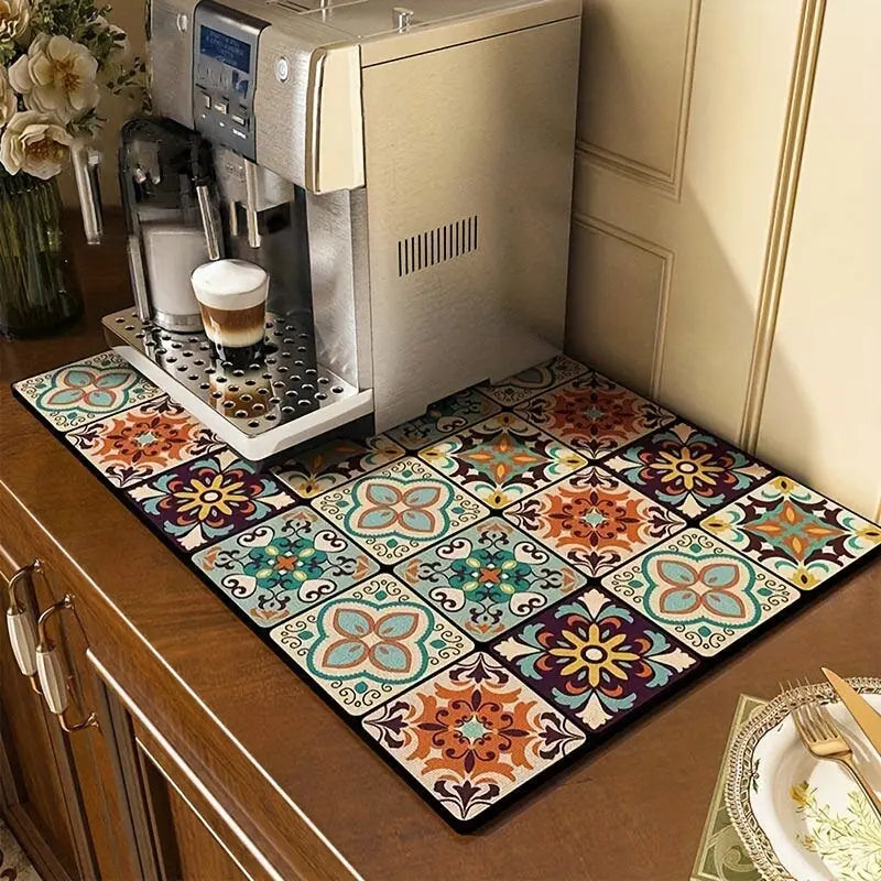 Fast-Drying Kitchen Counter Mat
