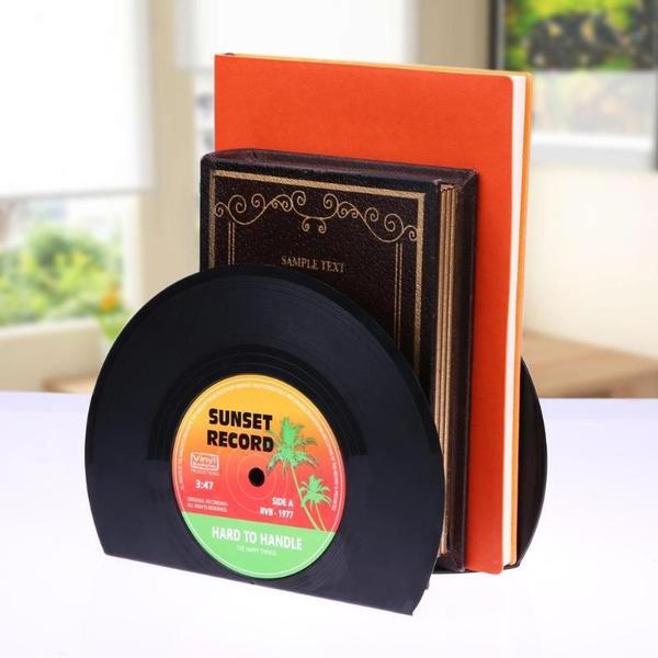 Vintage Music Album Book Ends