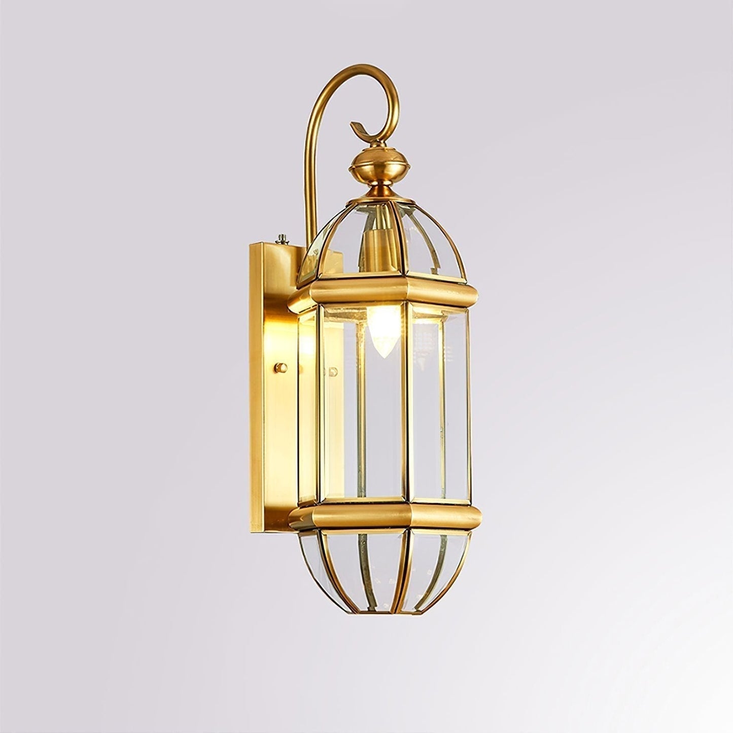 Vintage Gold Wall Sconce Light