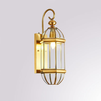 Vintage Gold Wall Sconce Light