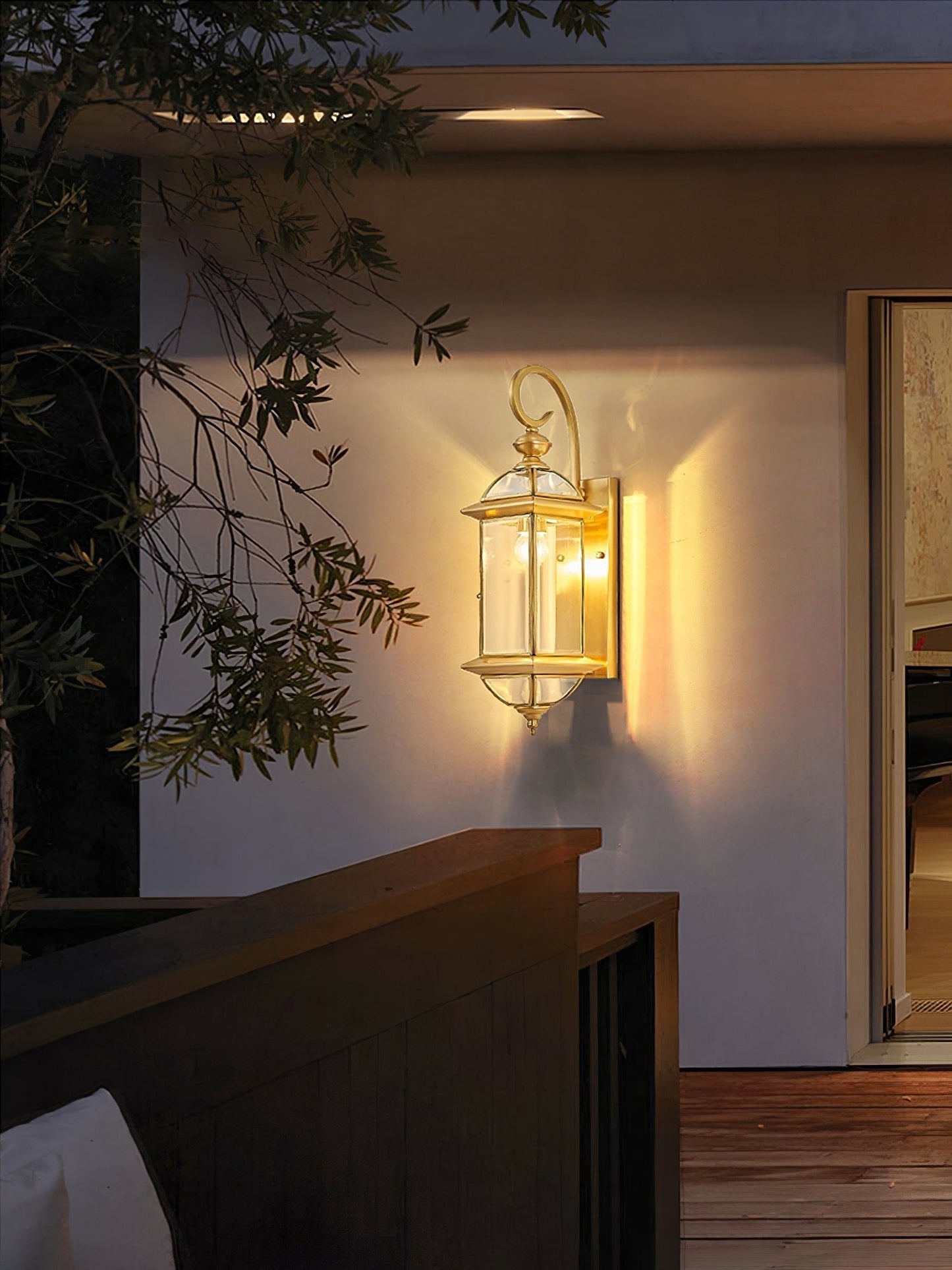 Vintage Gold Wall Sconce Light