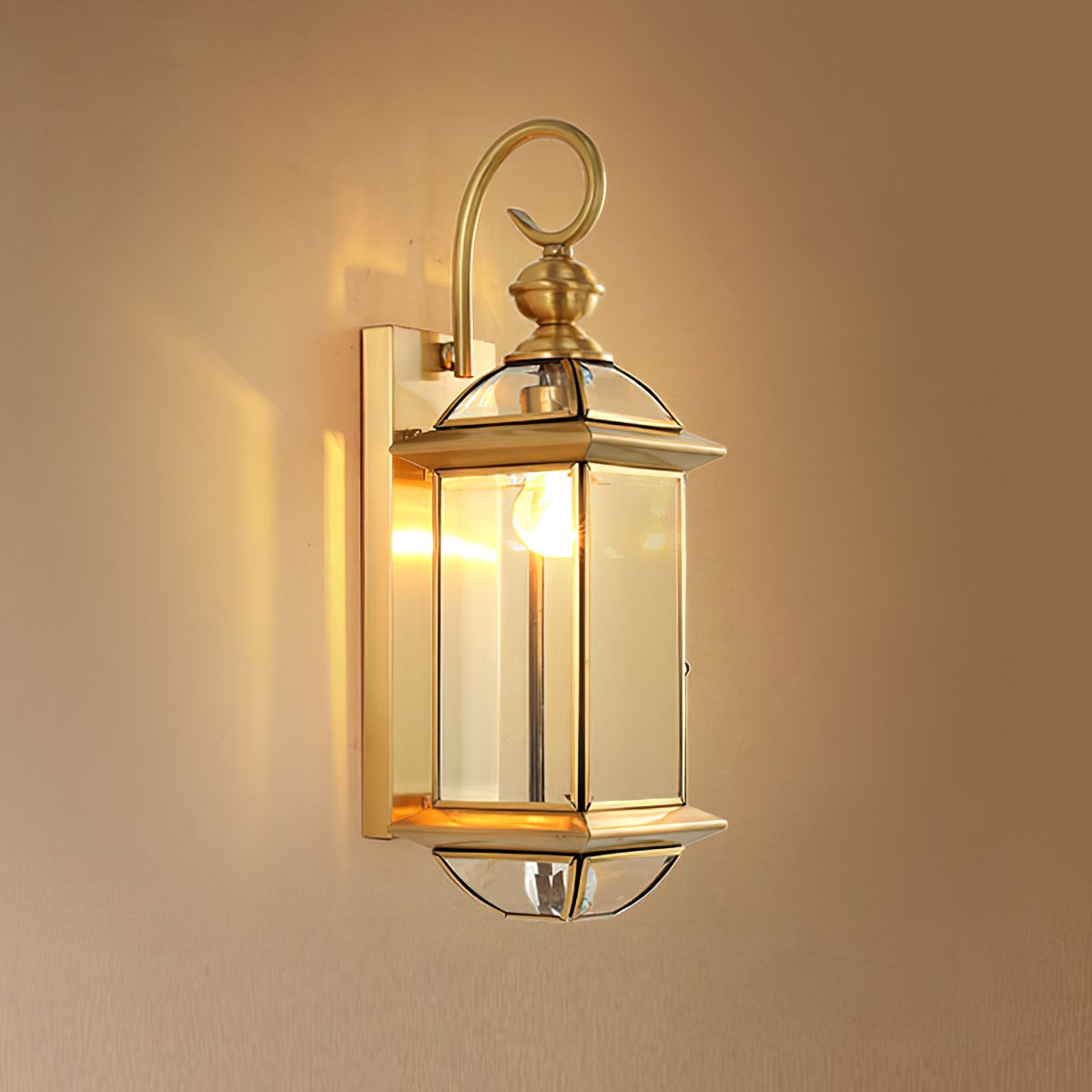Vintage Gold Wall Sconce Light