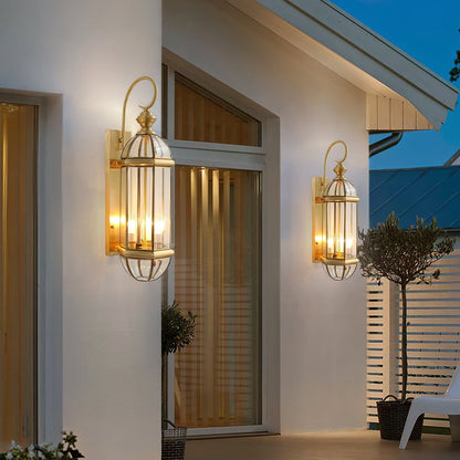 Vintage Gold Wall Sconce Light