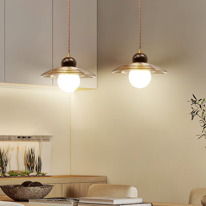 Textured Flower Drop Ceiling Lamp