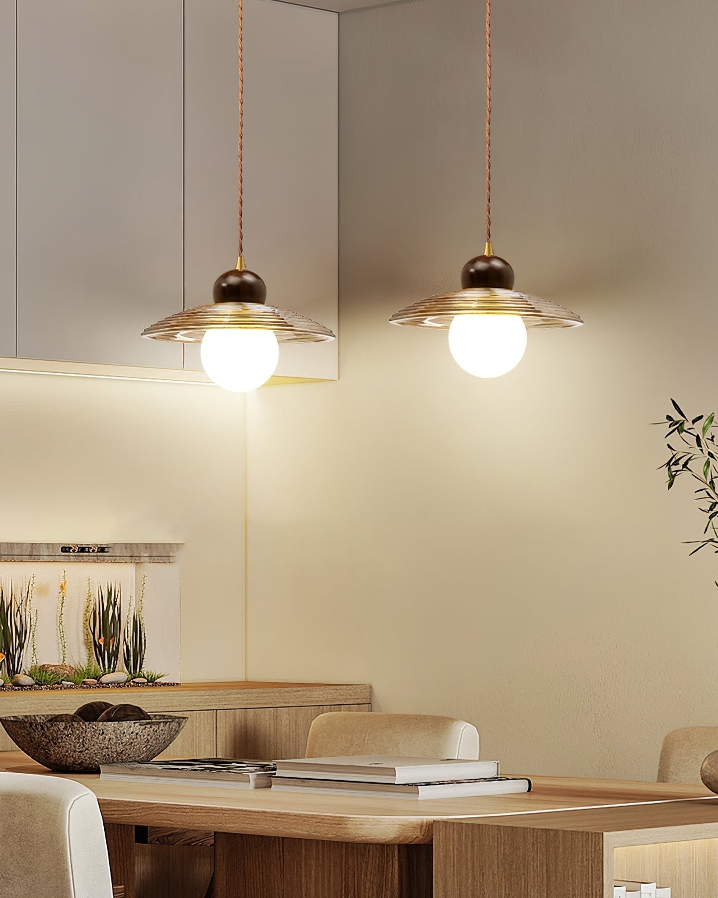 Textured Flower Drop Ceiling Lamp