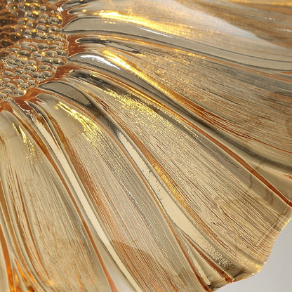 Textured Flower Drop Ceiling Lamp