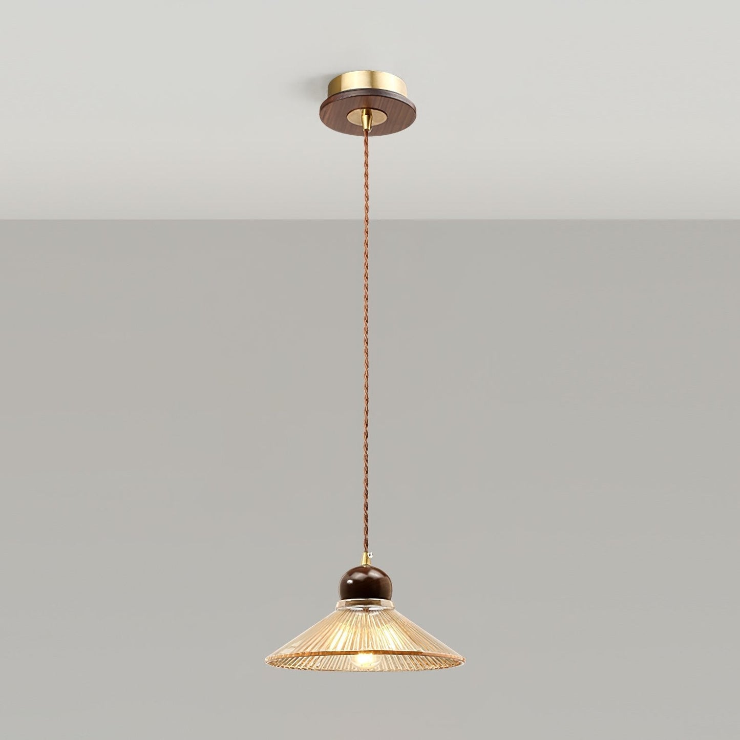 Textured Flower Drop Ceiling Lamp