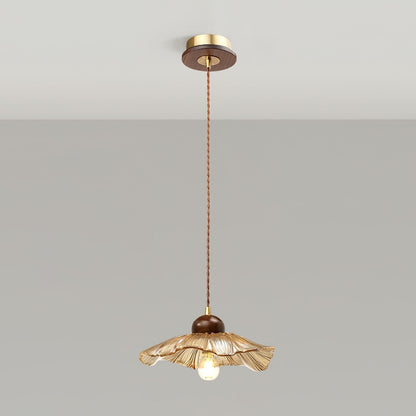 Textured Flower Drop Ceiling Lamp