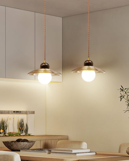 Textured Flower Drop Ceiling Lamp